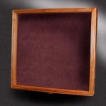 Handmade cherry shadow box wood shadow box